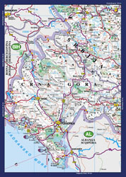 Карта дорог Черногории